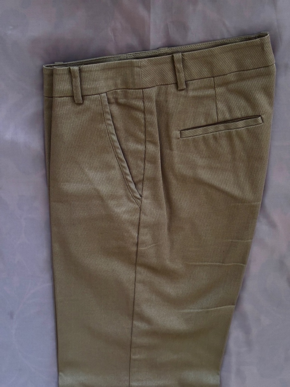Mexx Taupe Cotton Suit Trousers